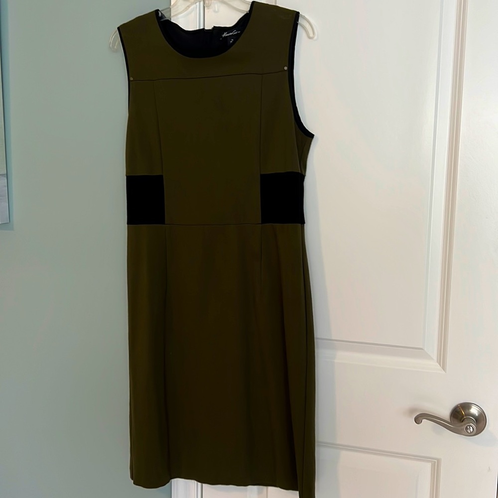 Hunter green and black jumper